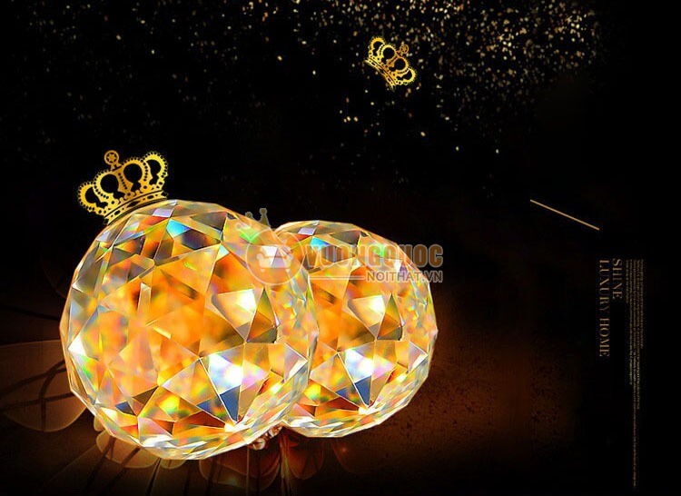 Đèn chùm pha lê phong cách châu âu CM187-2